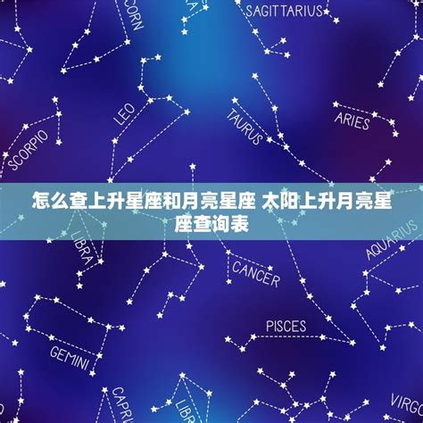 星座太陽代表|太陽星座是什麼？上升、月亮星座到底怎麼看？算法教。